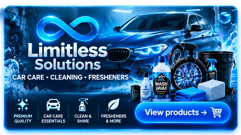 Limitless Solutions car care and cleaning products